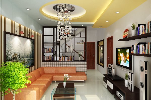 Thiết kế nội thất phòng khách - Kiến Trúc Phan DũngKiến Trúc Phan Dũng