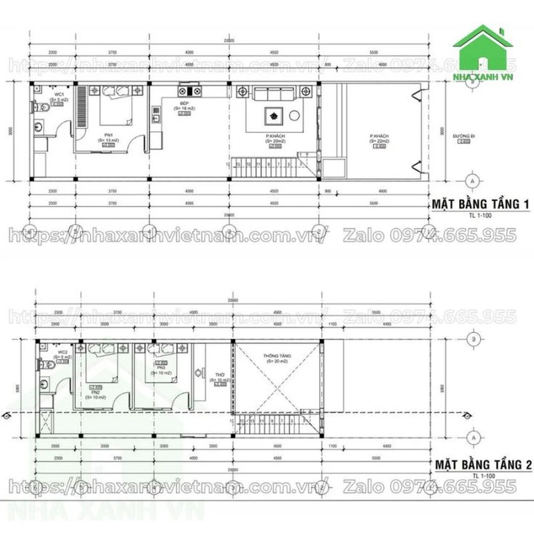 Bản vẽ nhà gác lửng nhỏ với nội thất tối giản Bản vẽ nhà gác lửng nhỏ với nội thất tối giản