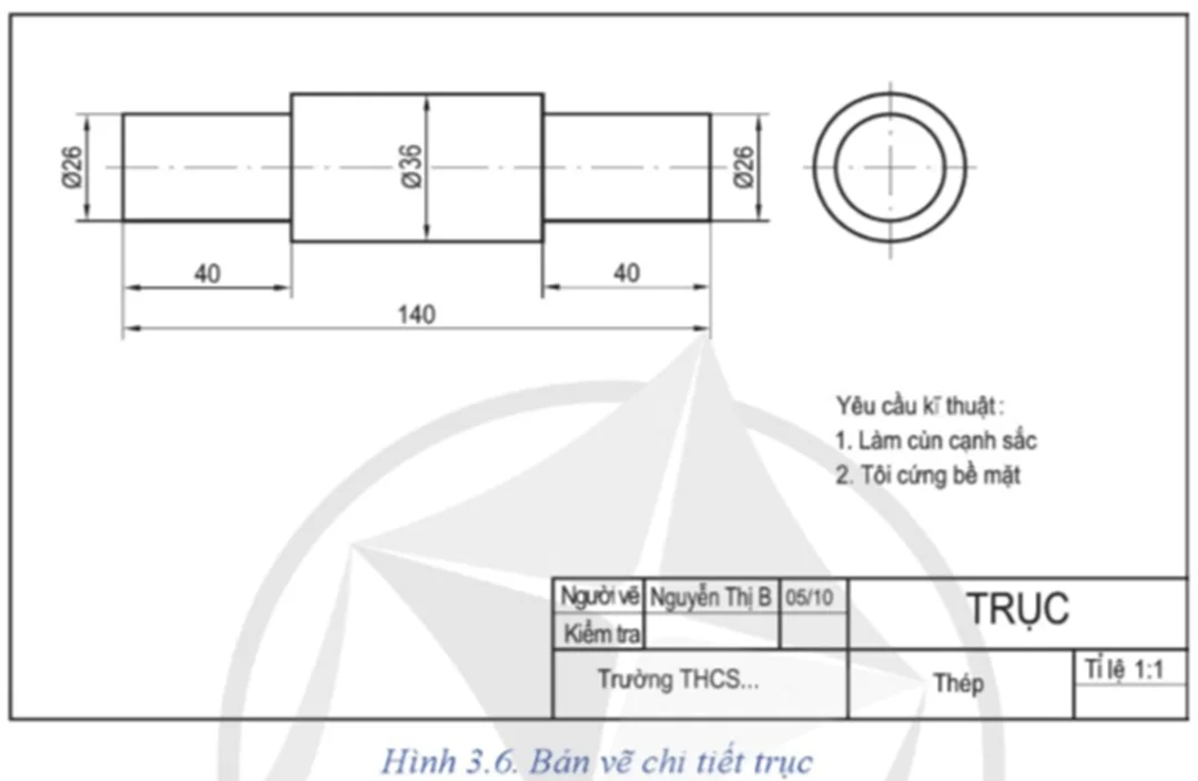 đọc bản vẽ chi tiết qua bài luyện tập và câu hỏi thường gặp