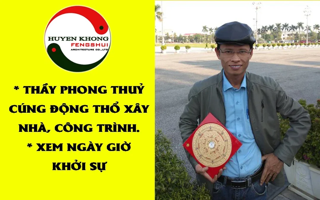 thầy xem phong thủy trong lễ động thổ công trình