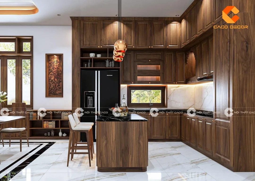 Thiết kế bếp chữ L hợp phong thủy nhà bếp thiết kế bếp chữ L hợp phong thủy nhà bếp