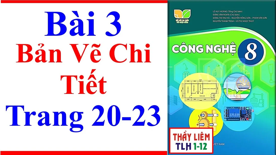 Video hướng dẫn bản vẽ chi tiết Công nghệ 8