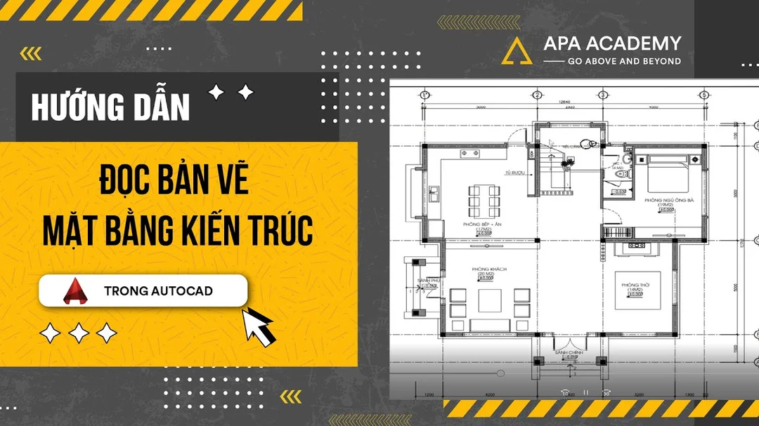 Video hướng dẫn đọc bản vẽ mặt bằng kiến trúc