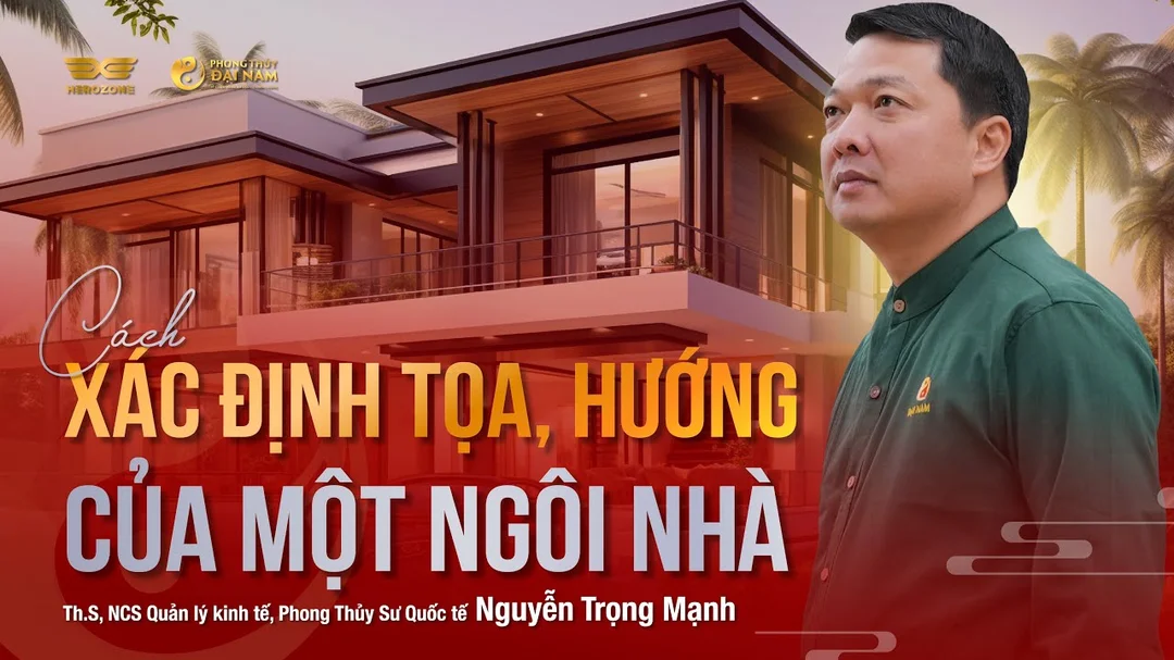 Video hướng dẫn xác định tọa hướng khi xem phong thủy hướng nhà