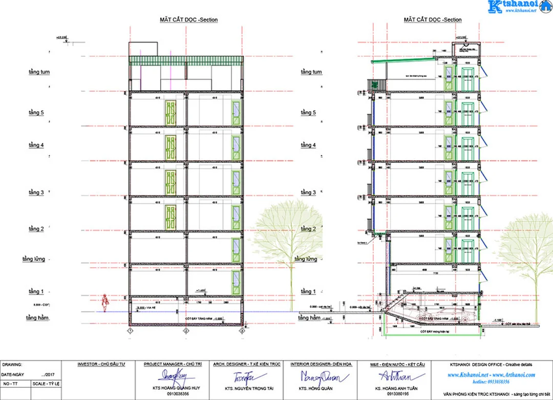 bản vẽ nhà 10x10m mặt tiền nhà cho thuê